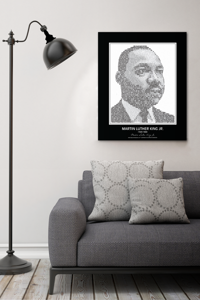 Original Martin Luther King Jr. Poster in his own words. Image made of MLK’s quotes!
