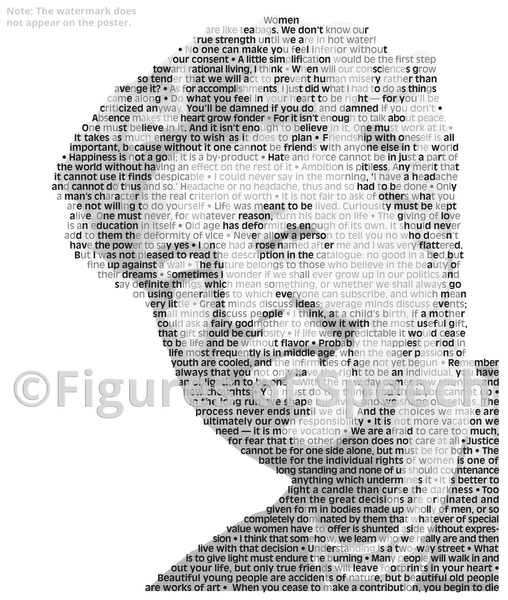 Original Eleanor Roosevelt Poster in her own words. Image made of Eleanor’s quotes!